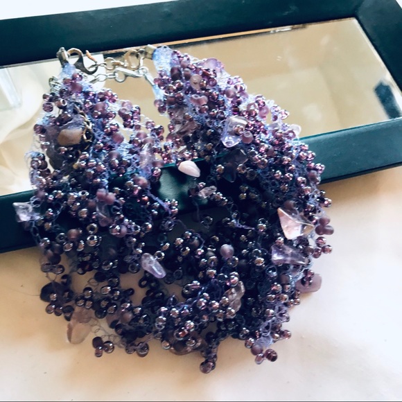 BoHo Convertible Handmade Beaded Necklace/Bracelet - Picture 5 of 8